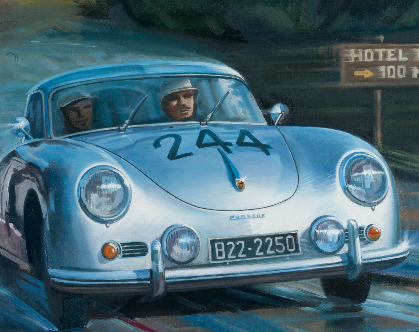 Porsche 356, Mille Miglia Plakat