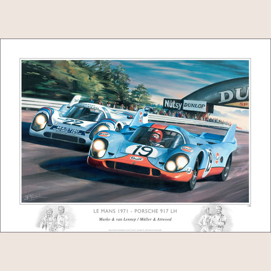 Porsche 917, Le Mans Plakat