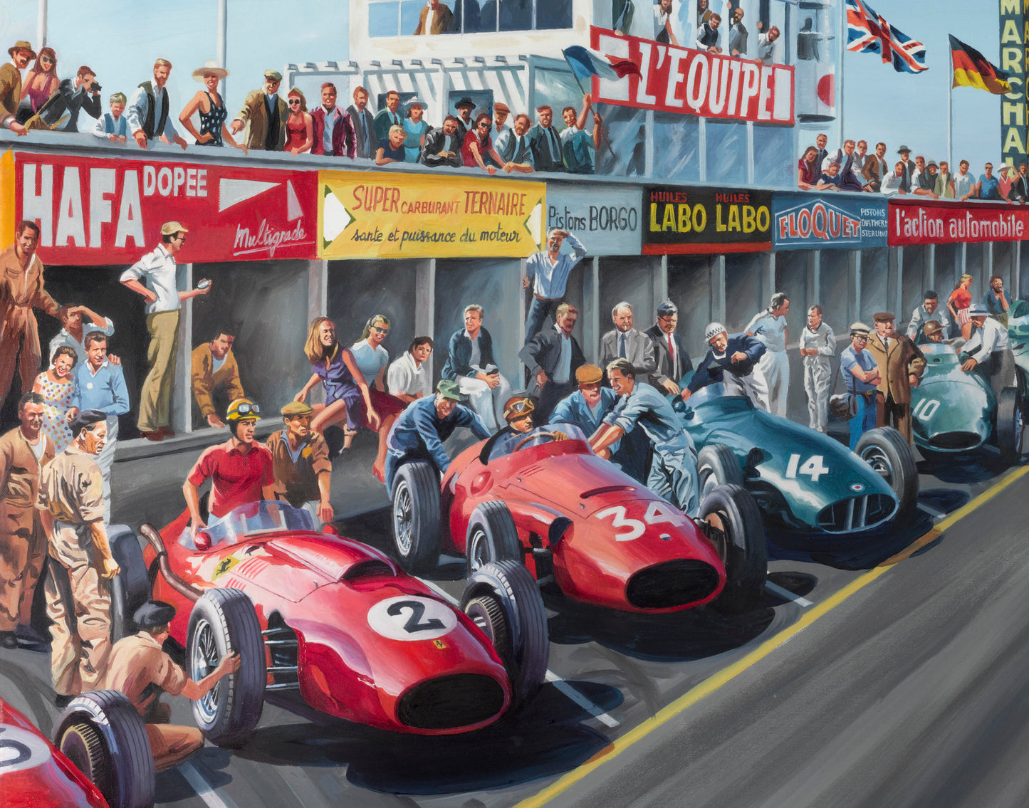 Grand Prix de Reims 1958 Plakat