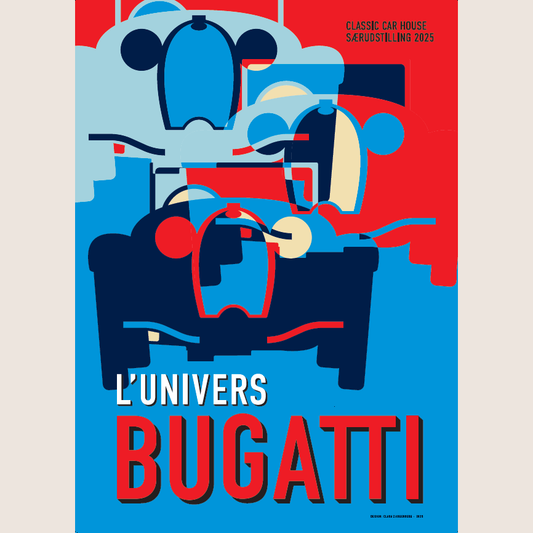 L'Univers Bugatti Plakat (GRATIS MED I ALLE ORDRE I DENNE WEEKEND)