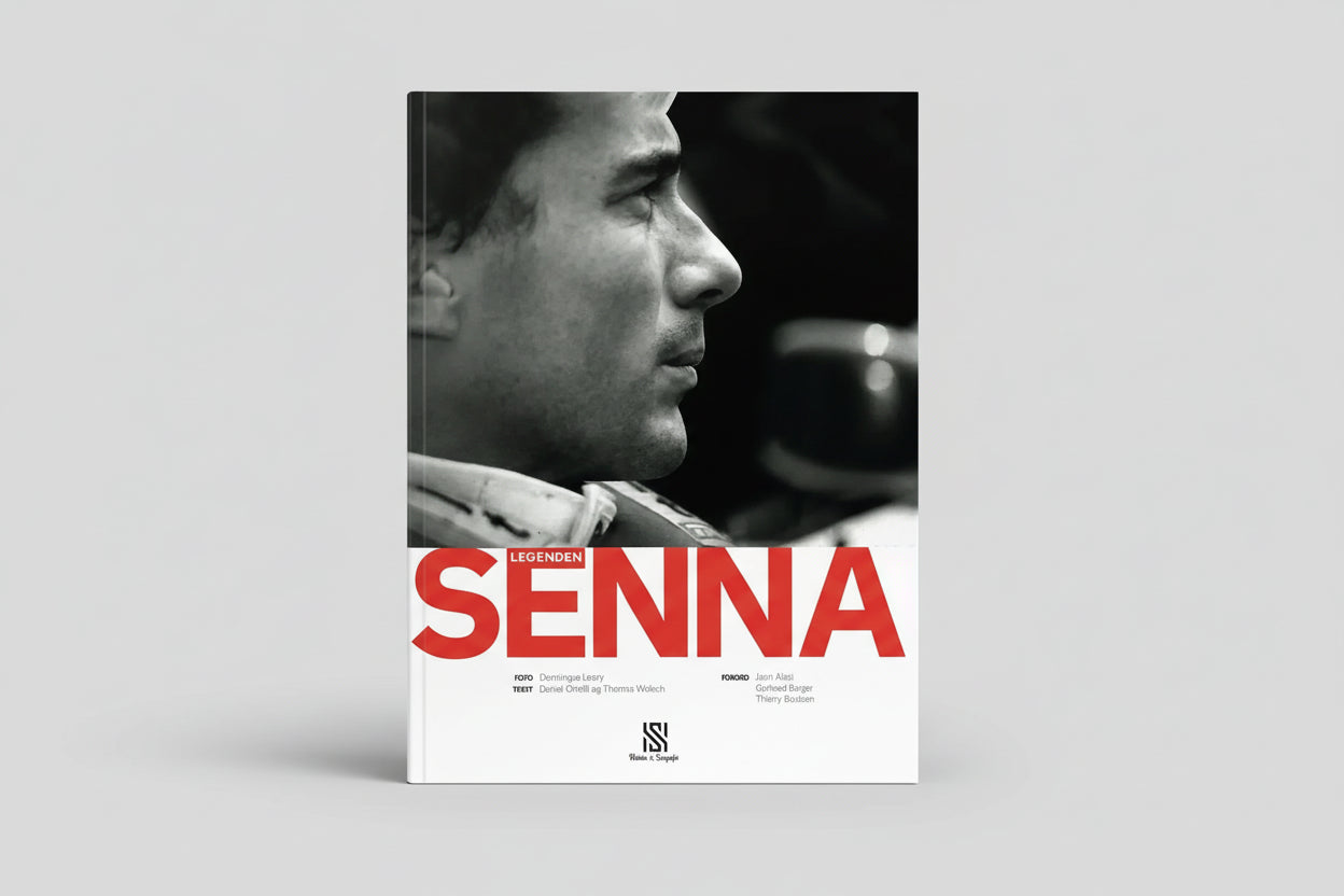 Legenden Senna bog – En fascinerende bog om Ayrton Senna, en af Formel 1’s største ikoner. Perfekt til motorsportsentusiaster og fans af racerkørselshistorie.