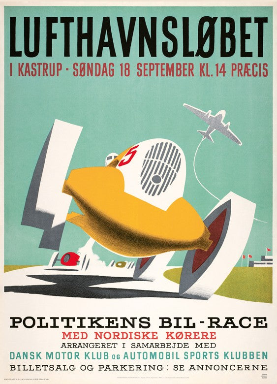 Airport Run Poster by Arner Ungermann