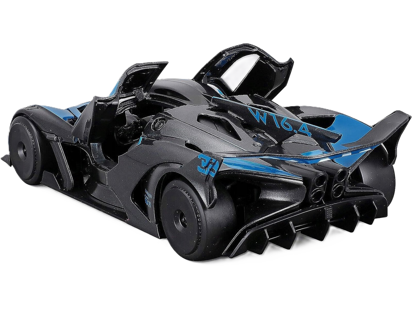 Maisto Bugatti Bolide 1:24 bilmodel i blå med detaljeret design og autentisk superbil-stil