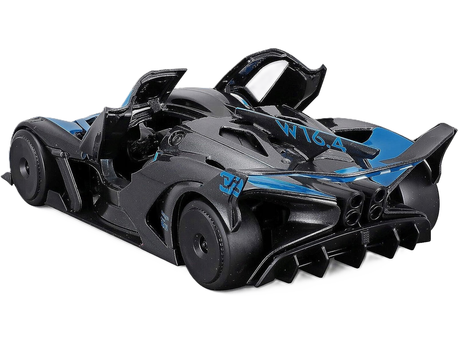 Maisto Bugatti Bolide 1:24 bilmodel i blå med detaljeret design og autentisk superbil-stil