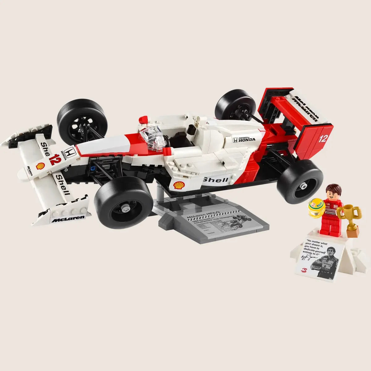 McLaren Senna – LEGO Speed Champions model af McLaren Senna, en hyldest til den legendariske racerkører.