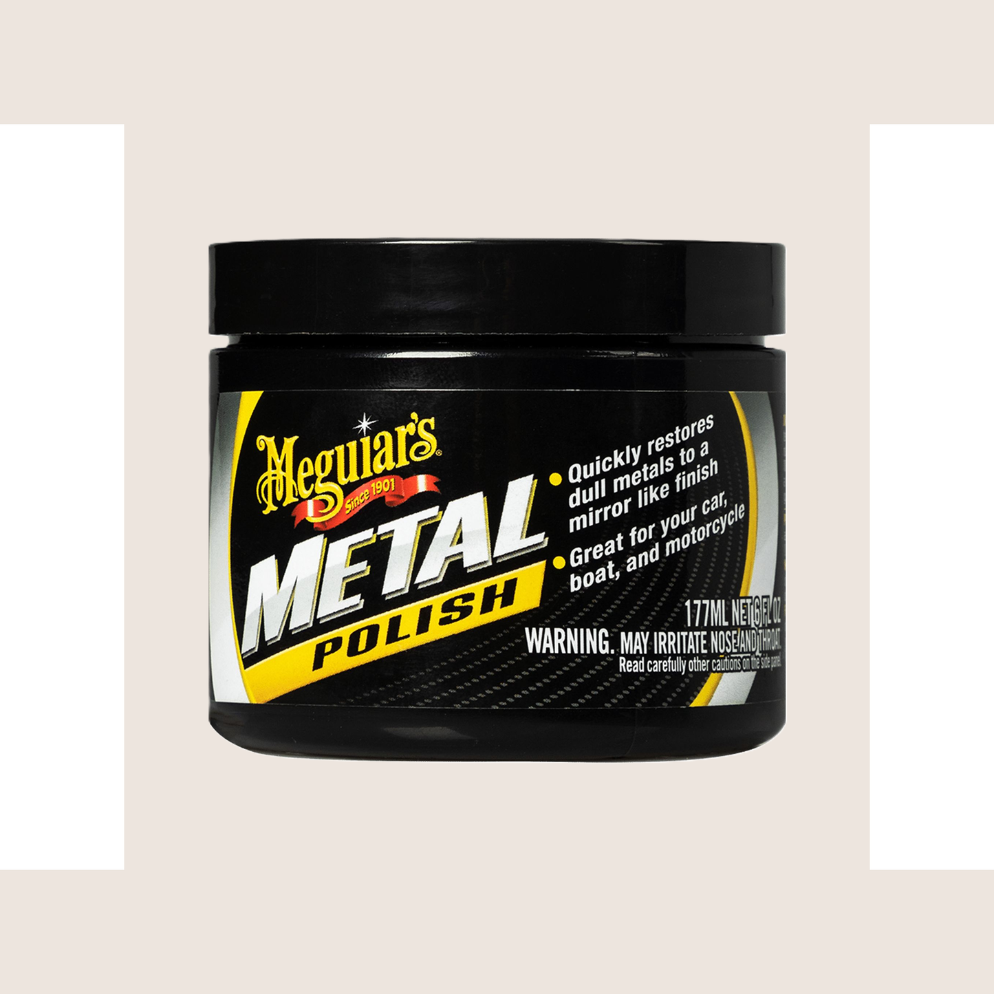 Meguiar’s Metal Polish til rengøring og glans af metaloverflader