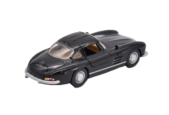 Mercedes 300 SL Sort 1:43 Norev – Elegant modelbil i skala 1:43, udført i sort med autentiske detaljer, der hylder den legendariske Mercedes 300 SL.