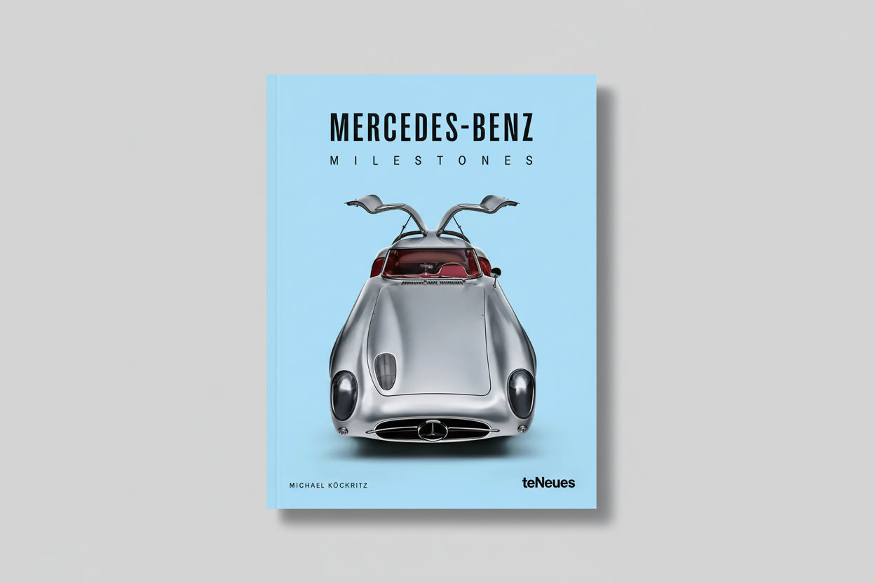 Mercedes-Benz Milestone – En bog om de vigtigste milepæle i Mercedes-Benz’ historie.