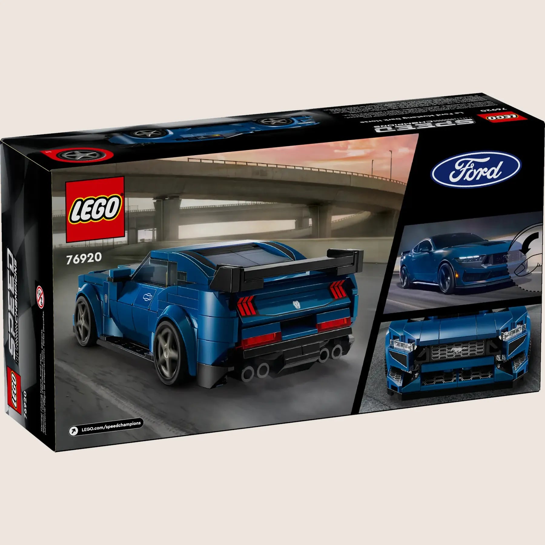 Ford Mustang Dark Horse – LEGO model af den kraftfulde Ford Mustang Dark Horse.