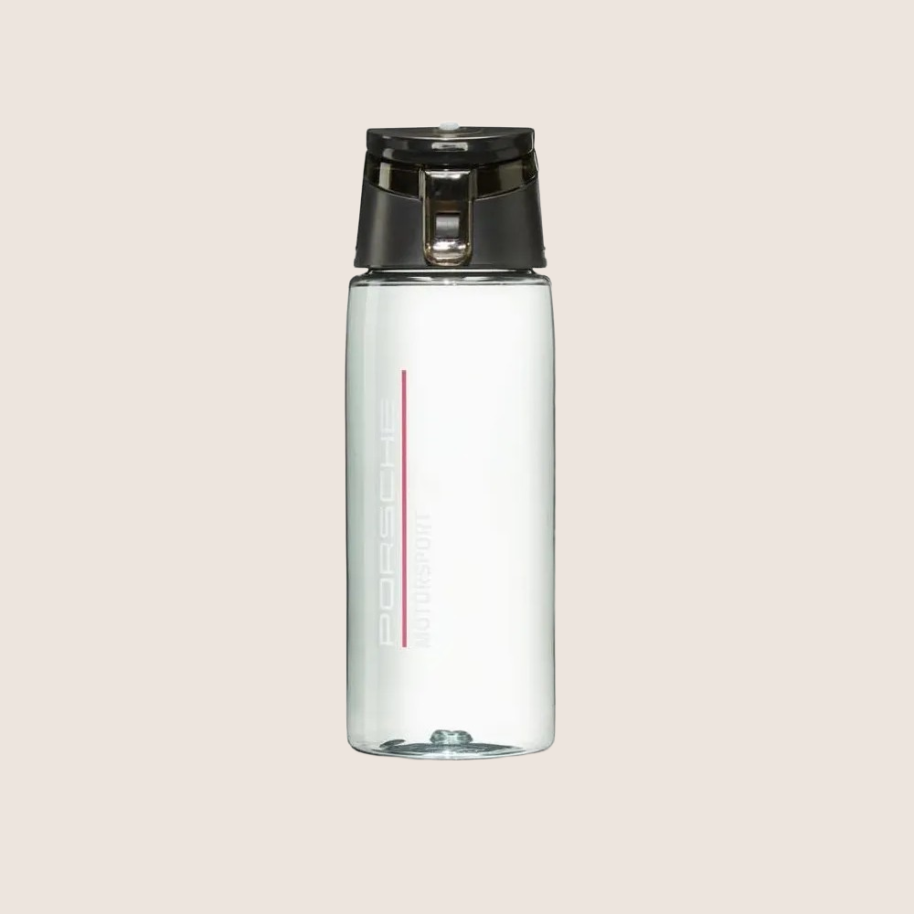 Porsche Motorsport Drinking Bottle - 735 ml - Practical and stylish drinking bottle with Porsche Motorsport design. Holds 735 ml and is ideal for both sports and everyday use.