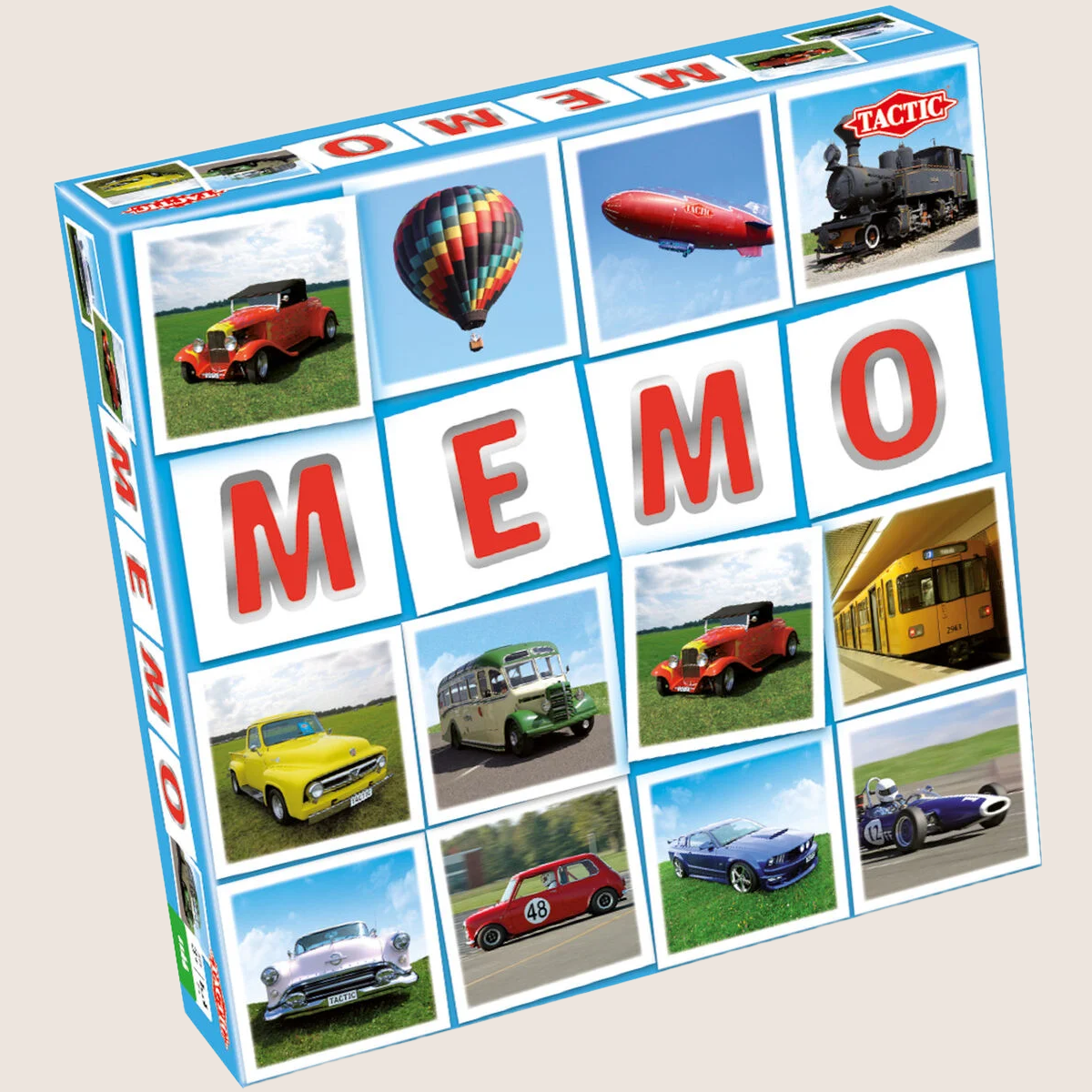 Memo Vehicle (multi) - Sjovt og lærerigt memo-spil med køretøjsmotiver, perfekt til børn og bilentusiaster.