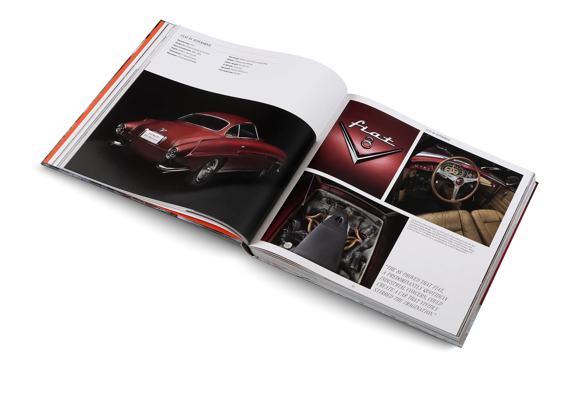 “Beautiful Machines – The Italians” – En eksklusiv coffeetable-bog, der hylder italiensk bildesign med imponerende fotografier og historier om ikoniske bilmærker som Ferrari, Lamborghini og Alfa Romeo. Perfekt til design- og bilentusiaster.